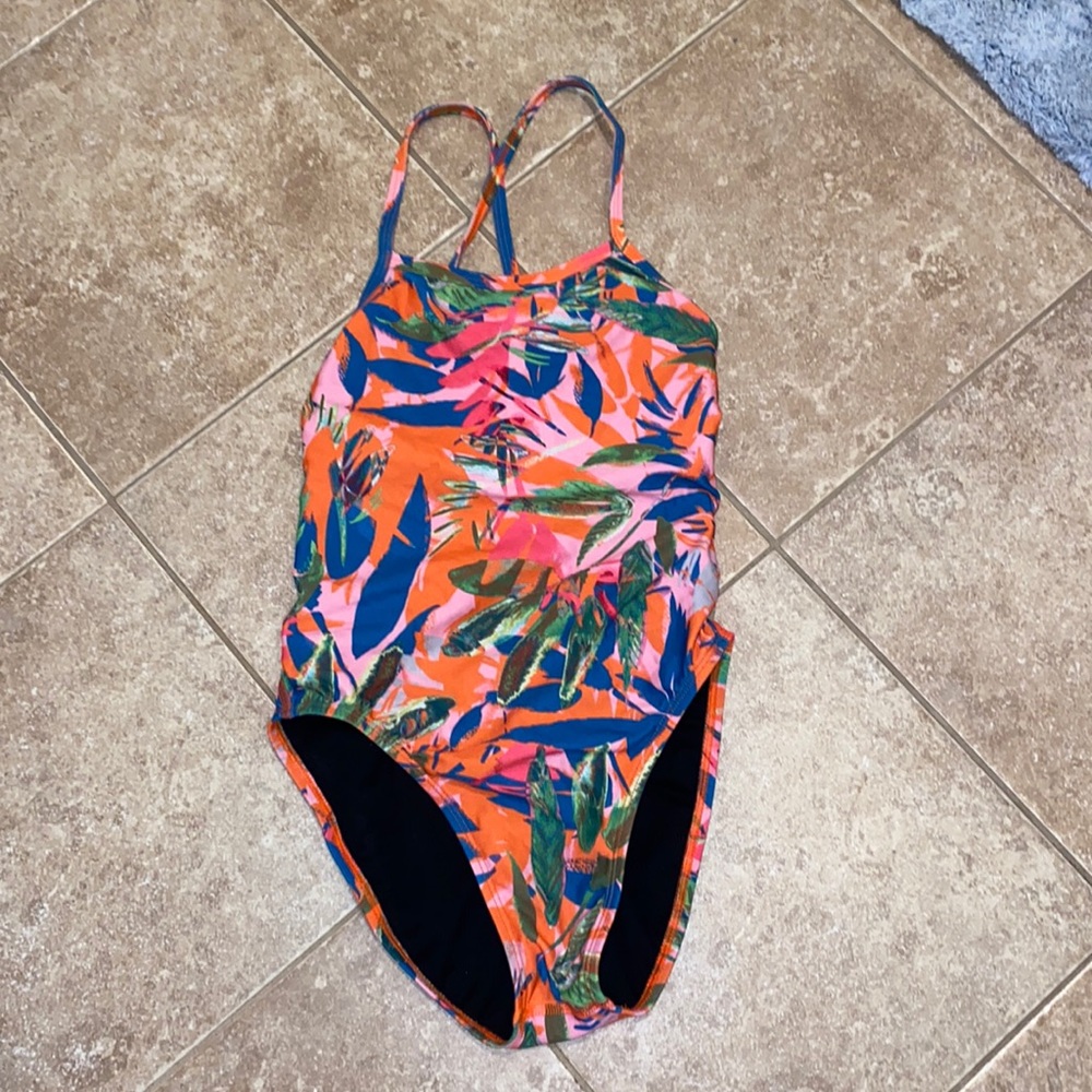 Jolyn Open back one piece swim suit size 26
